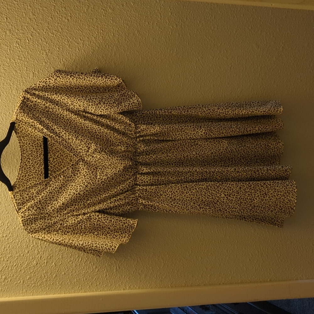 Leopard print dress